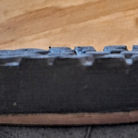 Women's 8M Brogues BOC Brush Gray Vegan Suede Lace Up Oxford Walkers - Picture 7 of 7